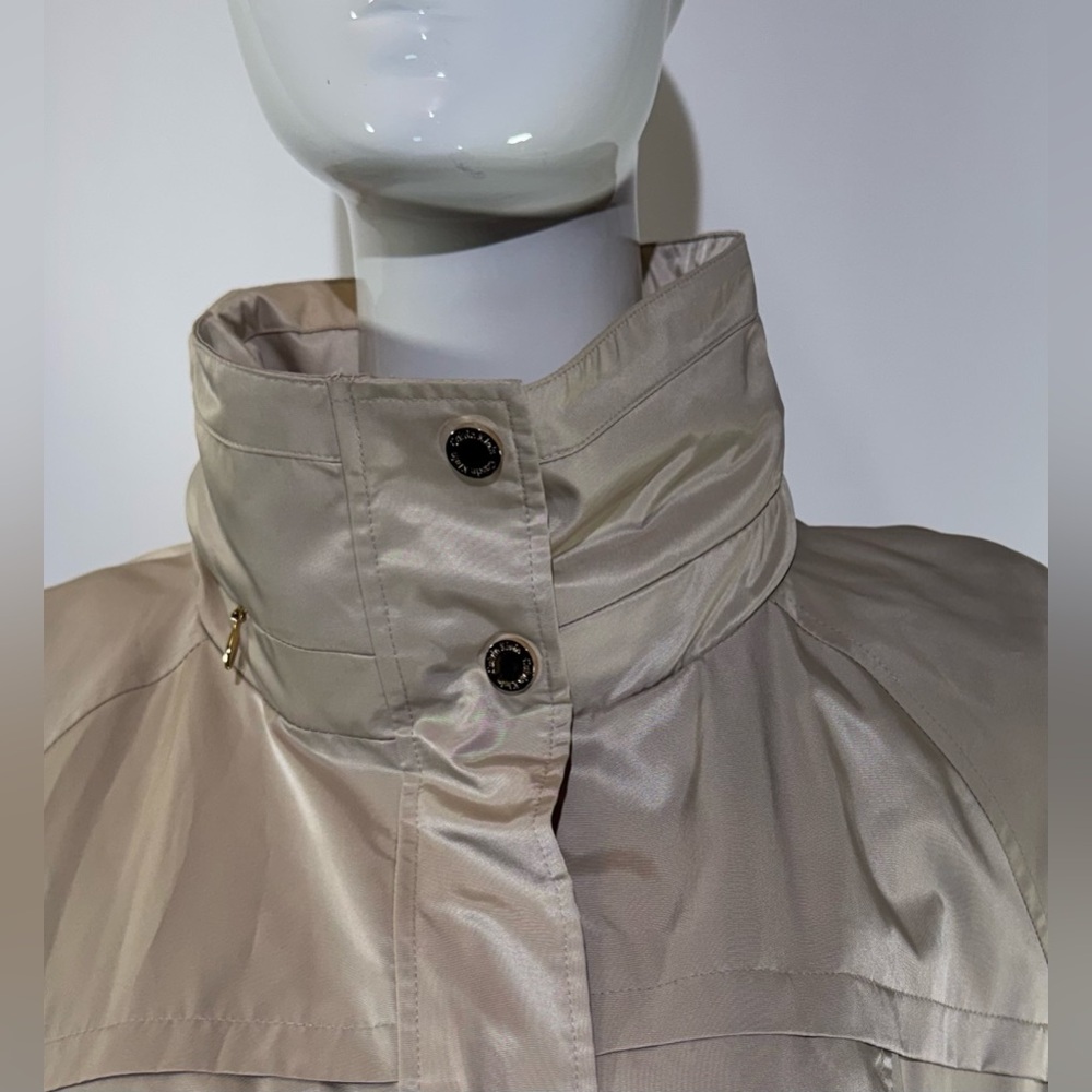 New CALVIN KLEIN Tan Wind/ Rain Trench Coat Size: XL - Picture 8 of 15